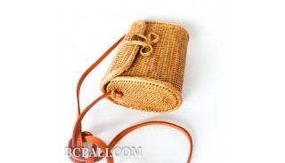 Wallet purses bag ata grass hand woven balinese design